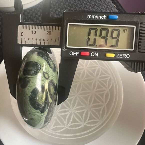 Kambaba Jasper‎ Large Chunky Heart Carving - Picture 8 of 10